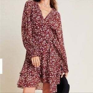 Hailee C Wrap Mini Dress